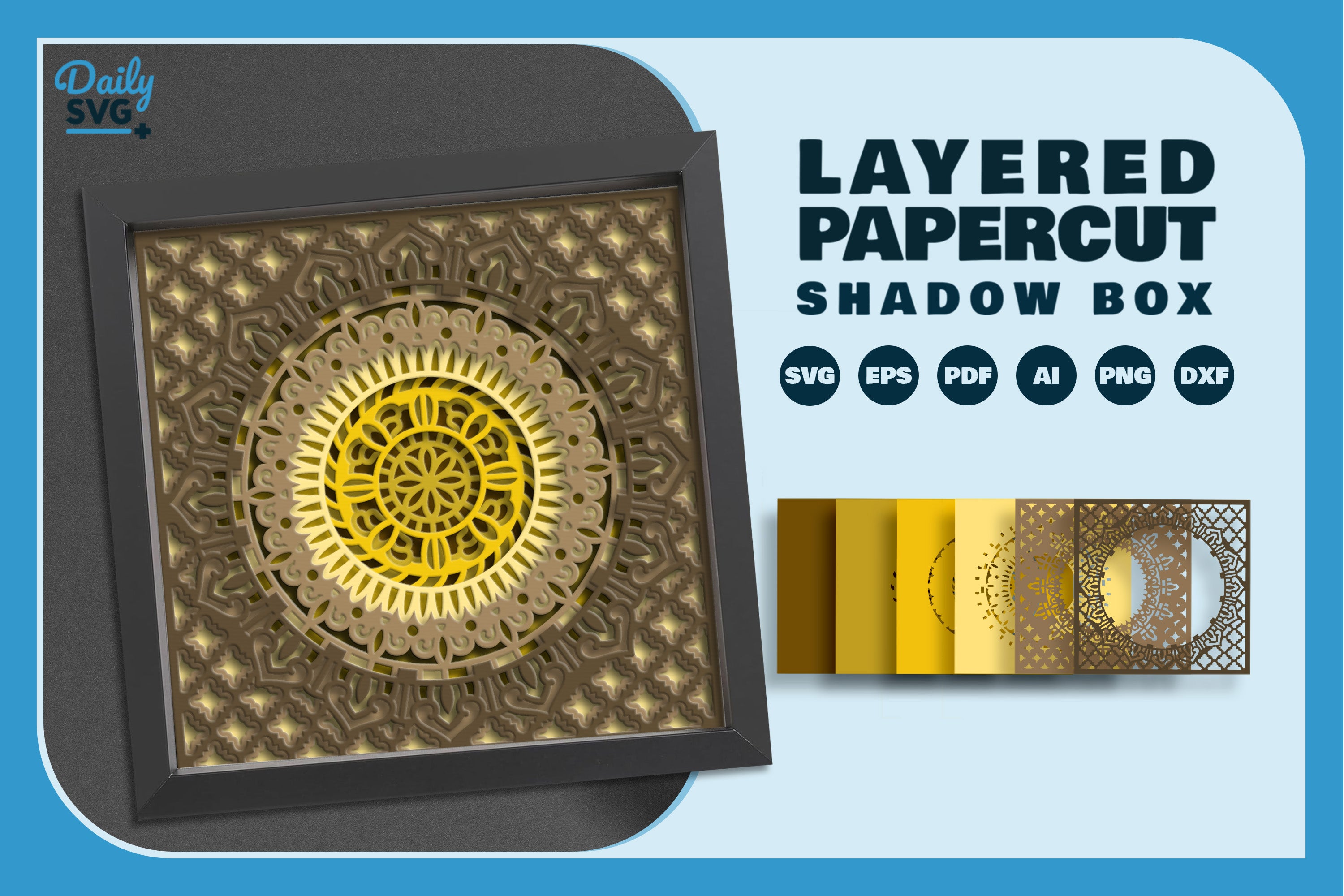 Moroccan Mandala Papercut SVG Bundle 1