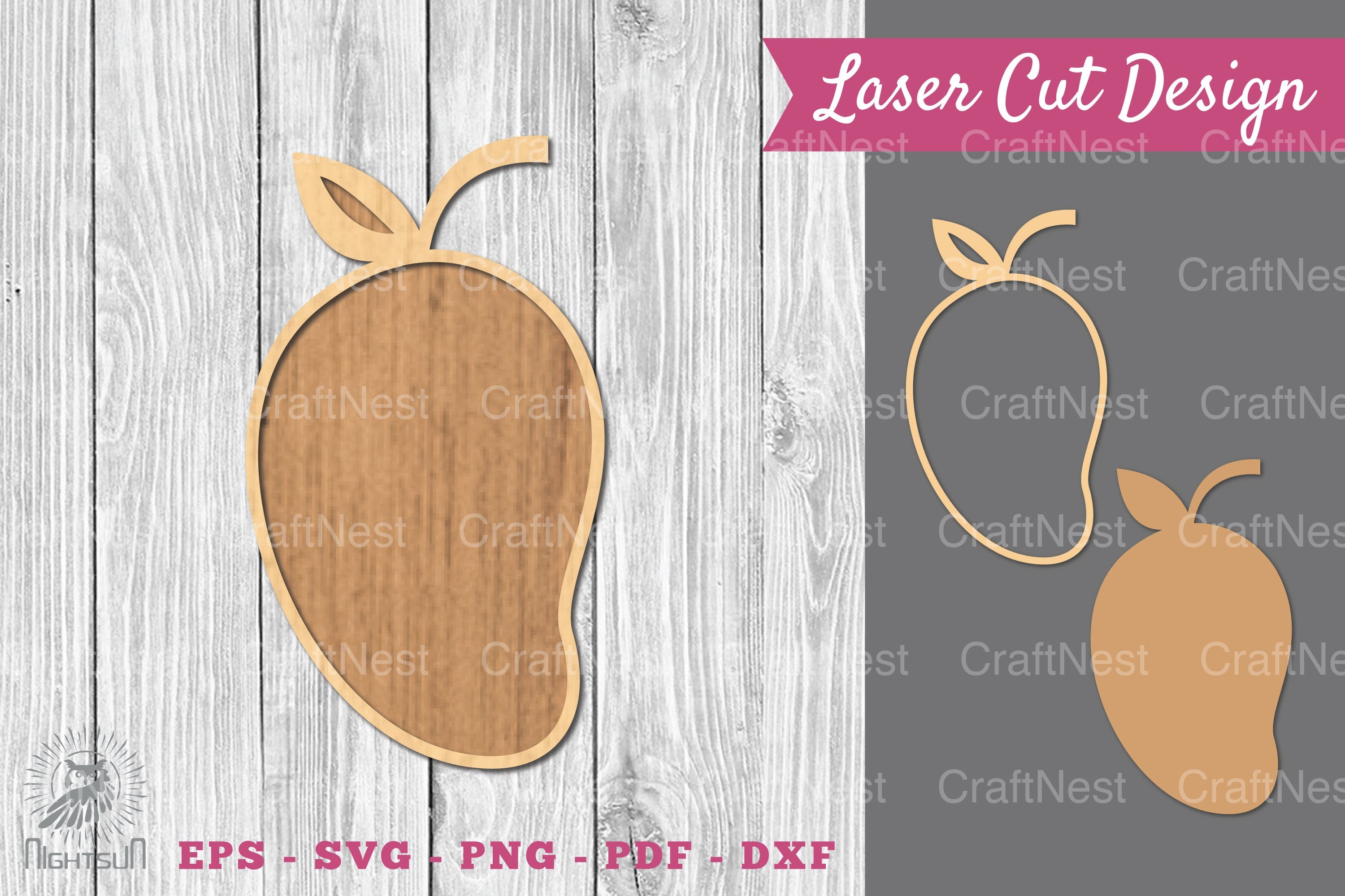 Mango Laser Cut Decoration Clipart Bundle - CraftNest - Digital Crafting and Art