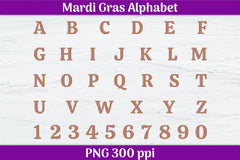 Mardi Gras Doodle Alphabet & Clipart SVG Bundle - CraftNest - Digital Crafting and Art