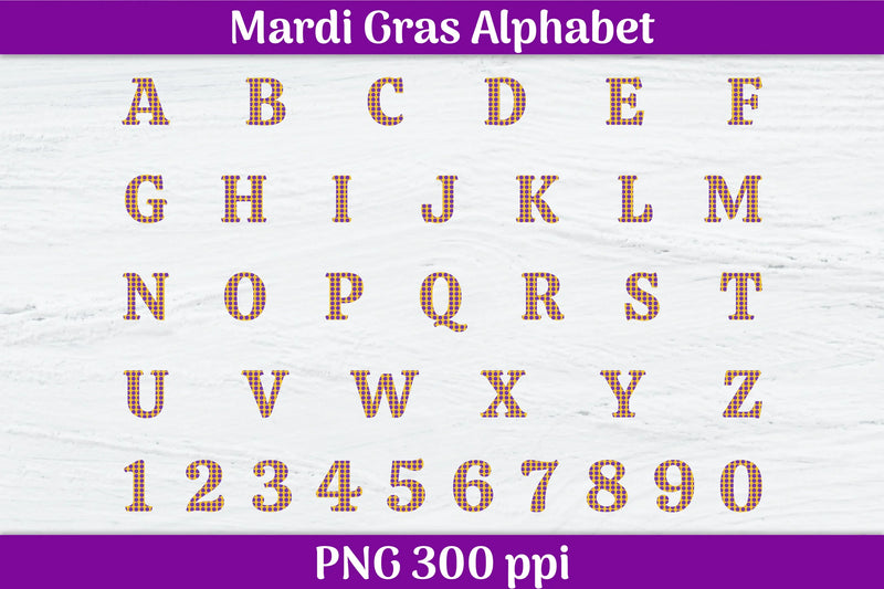 Mardi Gras Doodle Alphabet & Clipart SVG Bundle - CraftNest - Digital Crafting and Art