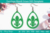Mardi Gras Earrings SVG Bundle