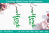 Mardi Gras Earrings SVG Bundle