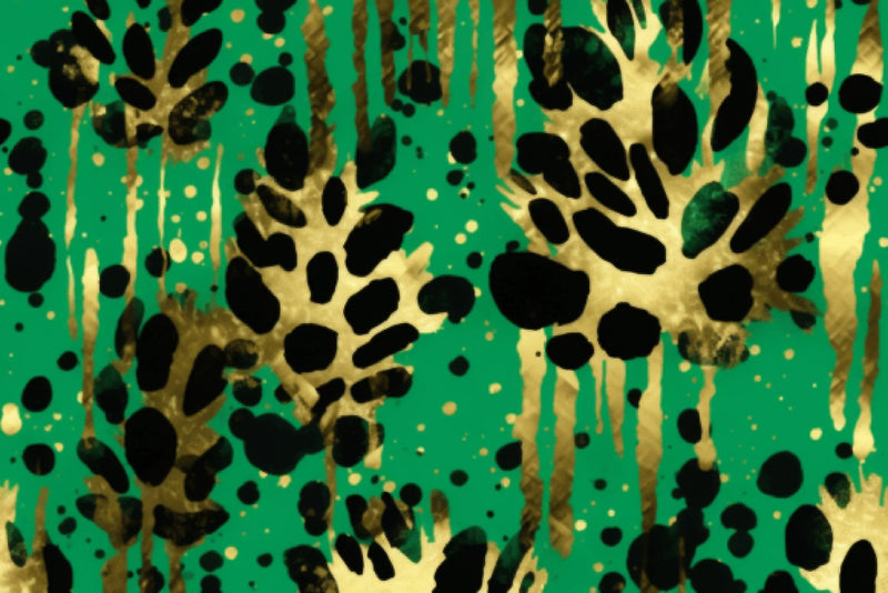 Mardi Gras Green Seamless Digital Paper - CraftNest - Digital Crafting and Art