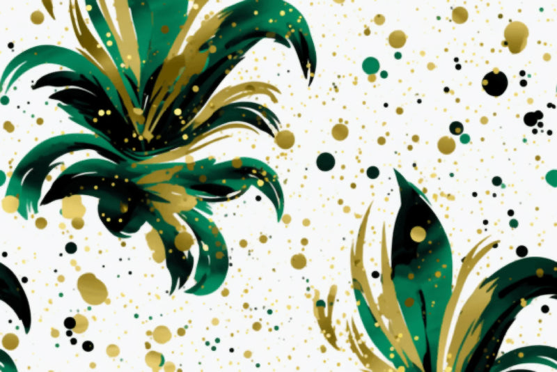 Mardi Gras Green Seamless Digital Paper - CraftNest - Digital Crafting and Art