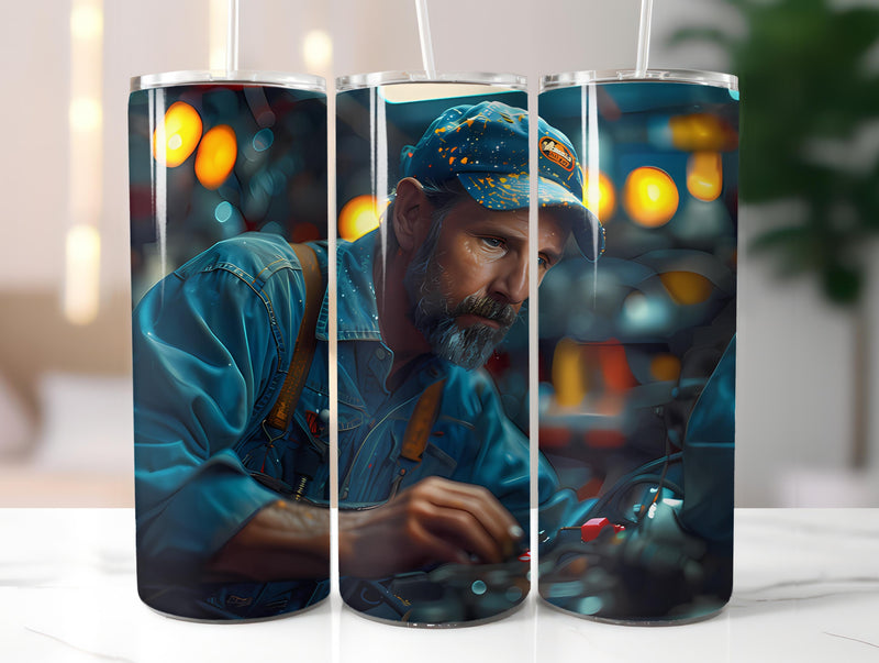 Mechanic Profession 6 Tumbler Wrap - CraftNest - Digital Crafting and Art