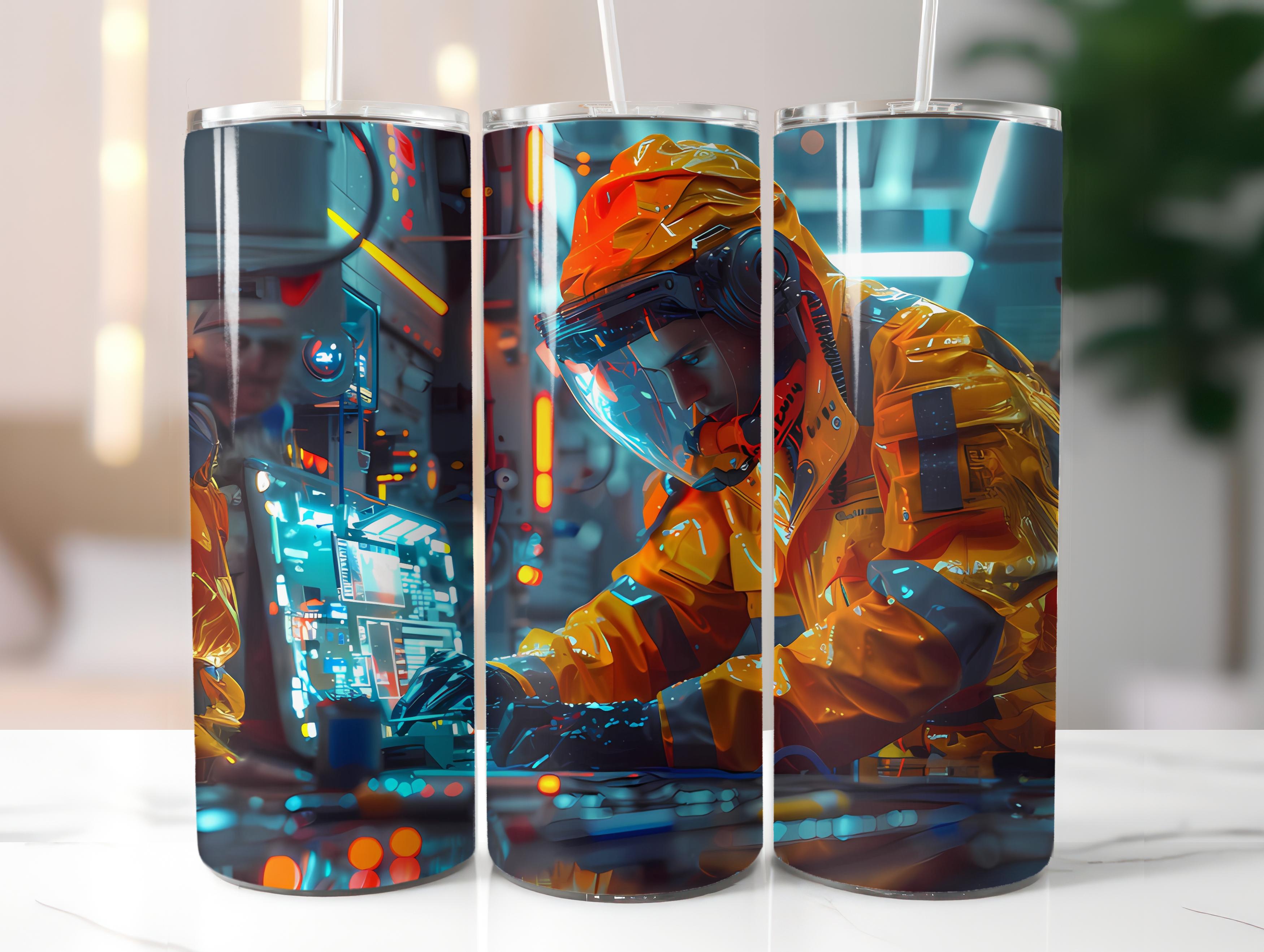 Mechanic Profession 2 Tumbler Wrap - CraftNest - Digital Crafting and Art