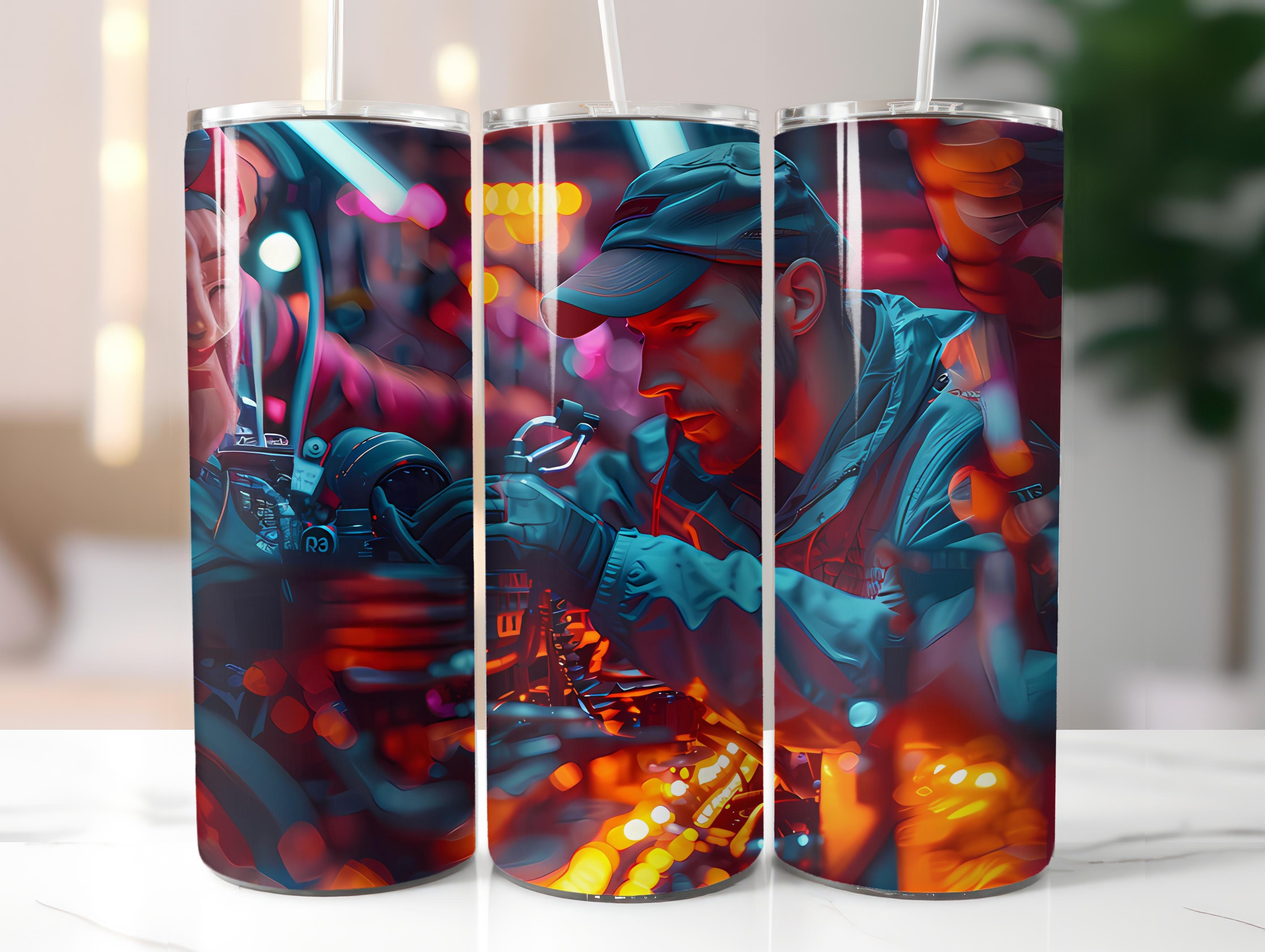 Mechanic Profession 1 Tumbler Wrap - CraftNest - Digital Crafting and Art