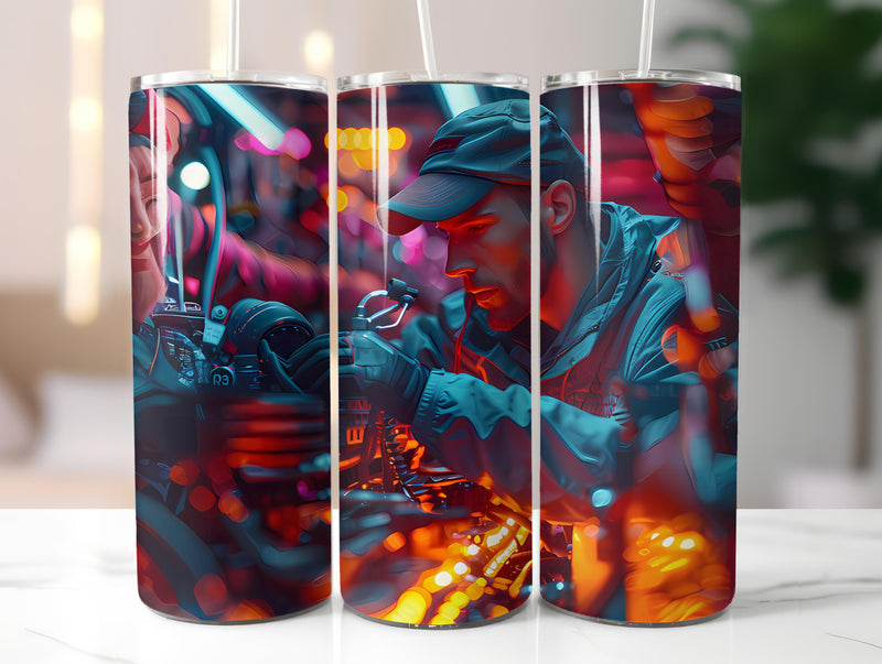 Mechanic Profession 1 Tumbler Wrap - CraftNest - Digital Crafting and Art