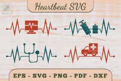 Medical Heartbeat SVG Bundle - CraftNest - Digital Crafting and Art