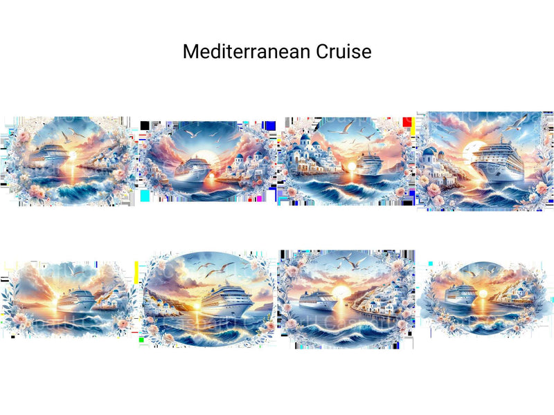 Mediterranean Cruise - CraftNest - Digital Crafting and Art