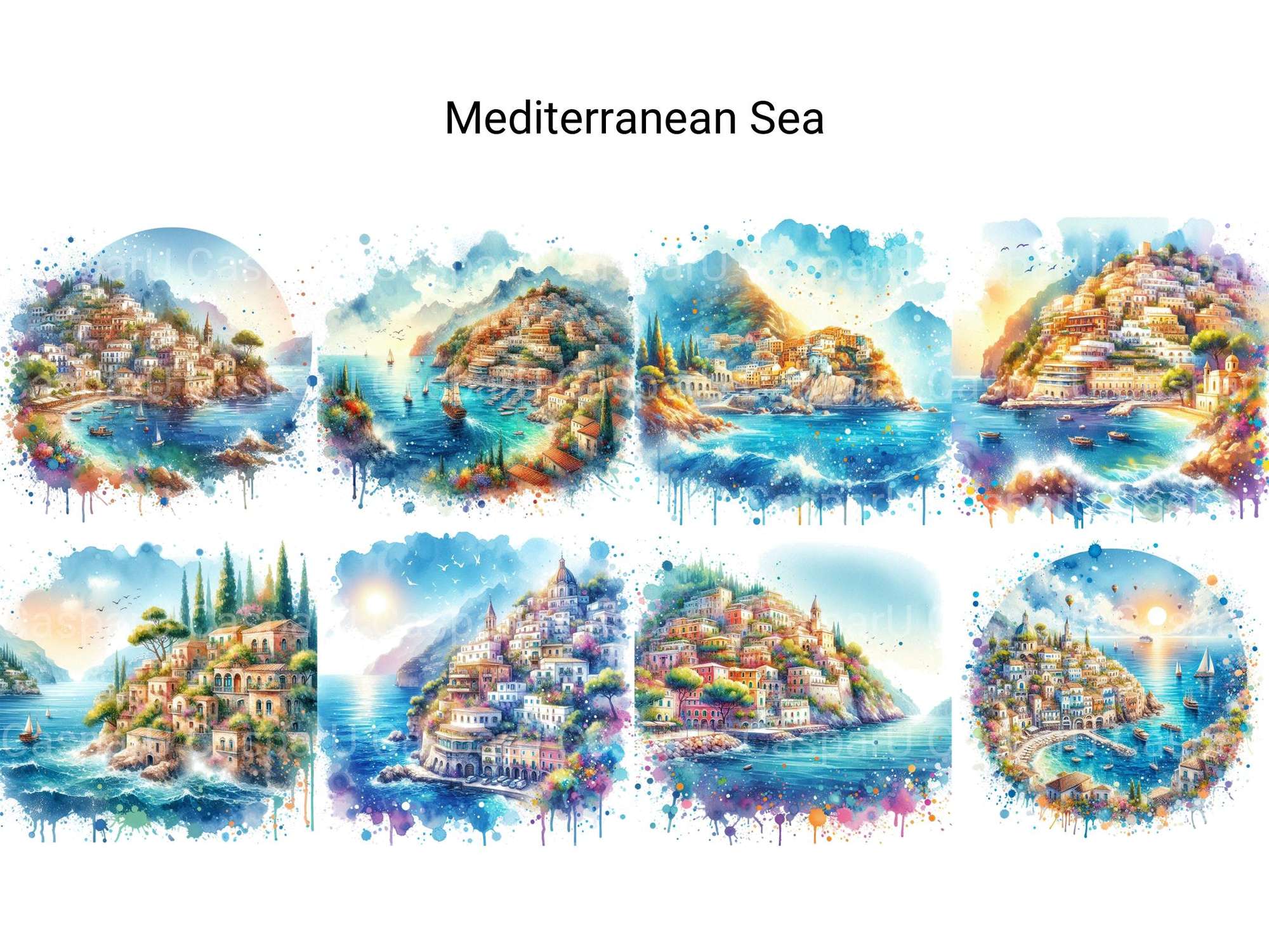 Mediterranean Sea - CraftNest - Digital Crafting and Art