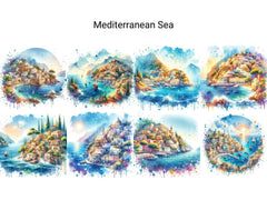Mediterranean Sea - CraftNest - Digital Crafting and Art
