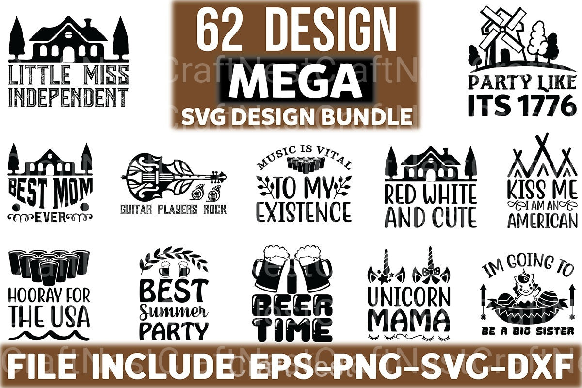 Mega Design File Bundle - CraftNest - Digital Crafting and Art
