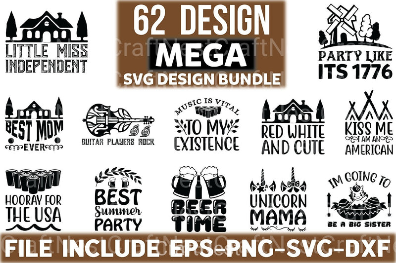 Mega Design File Bundle - CraftNest - Digital Crafting and Art