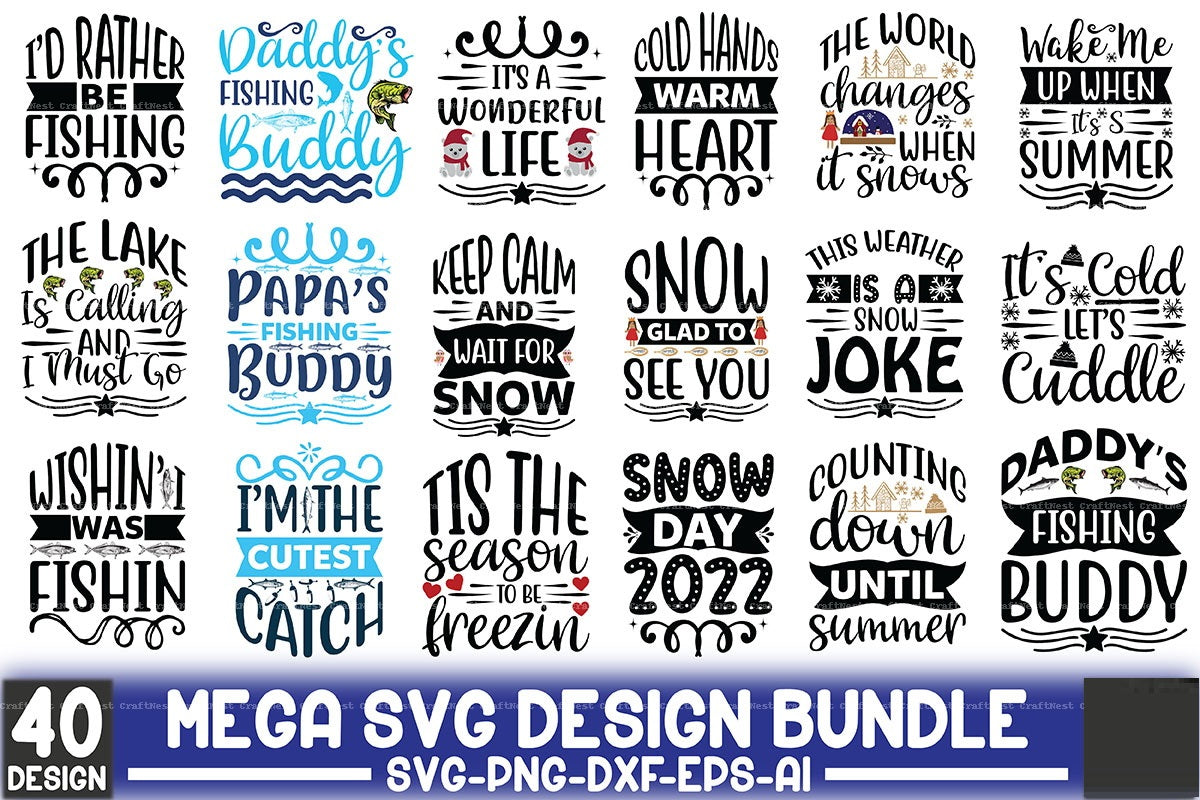 Mega Design SVG Bundle 6