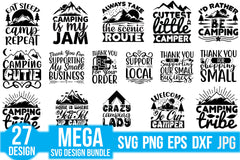 Camping SVG Bundle 9 - CraftNest - Digital Crafting and Art