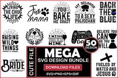 Mega SVG Bundle 8 - CraftNest - Digital Crafting and Art