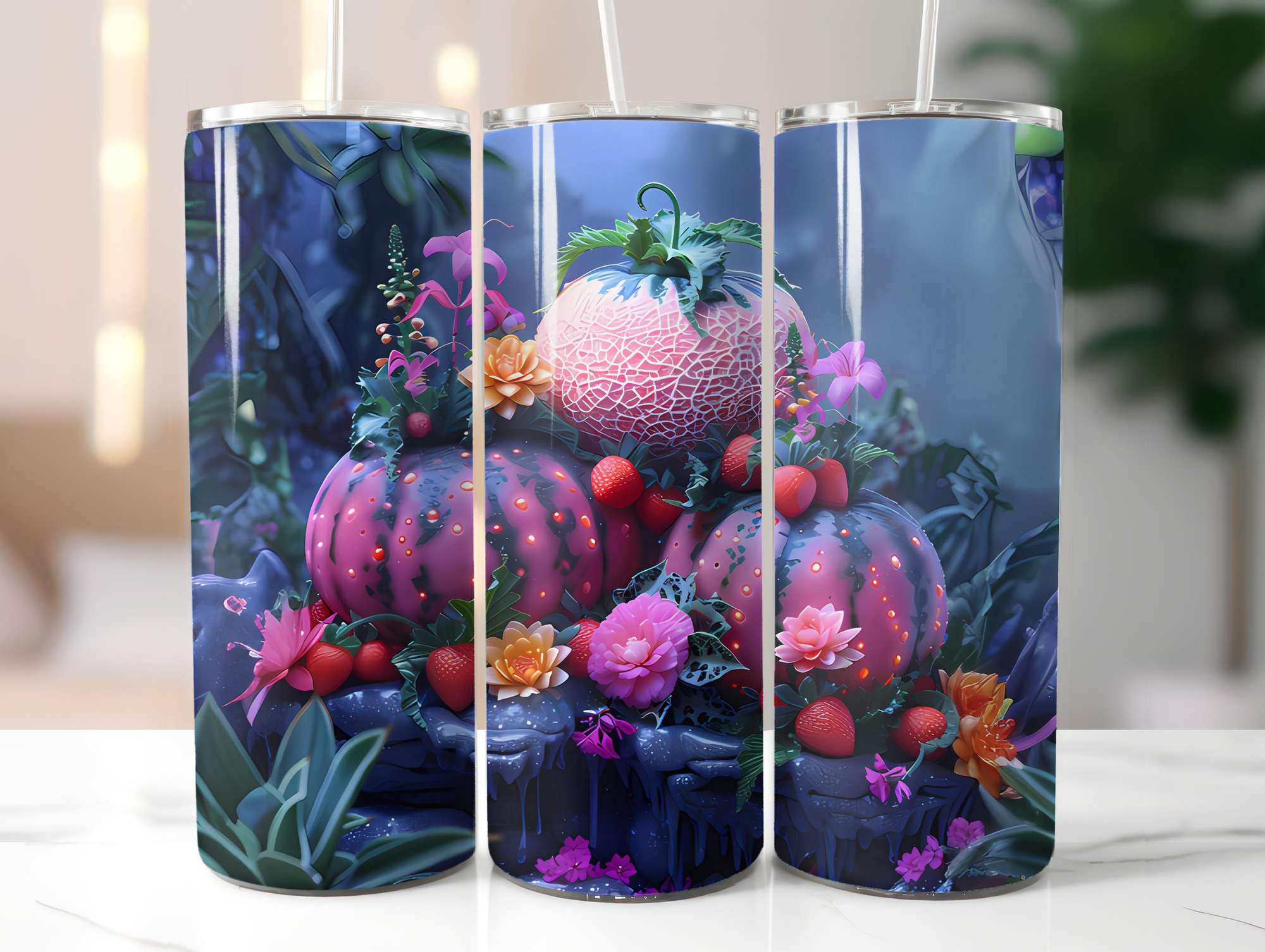 Melon Melody 7 Tumbler Wrap - CraftNest - Digital Crafting and Art