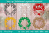 Merry Christmas Papercut SVG Bundle