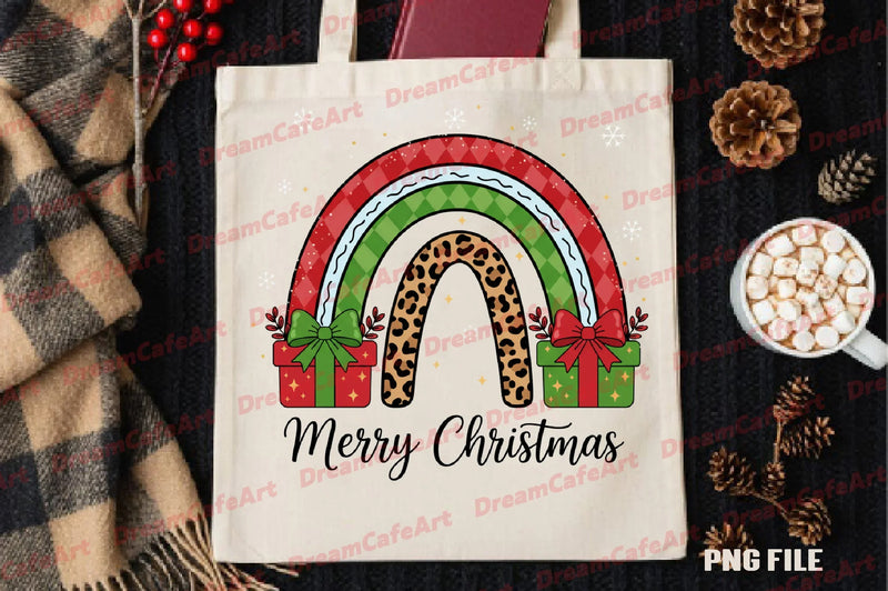 Merry Christmas Rainbow Clipart Bundle - CraftNest - Digital Crafting and Art