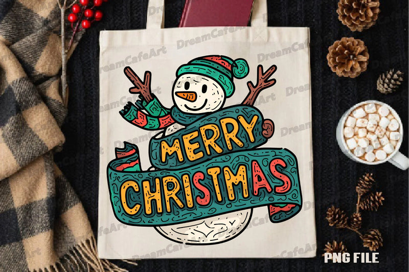 Merry Christmas Snowman Clipart Bundle - CraftNest - Digital Crafting and Art