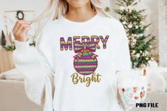 Merry & Bright Faux Yarn Christmas Clipart Bundle - CraftNest - Digital Crafting and Art