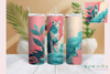 Midcentury Retro Leopard Tumbler Wrap Bundle