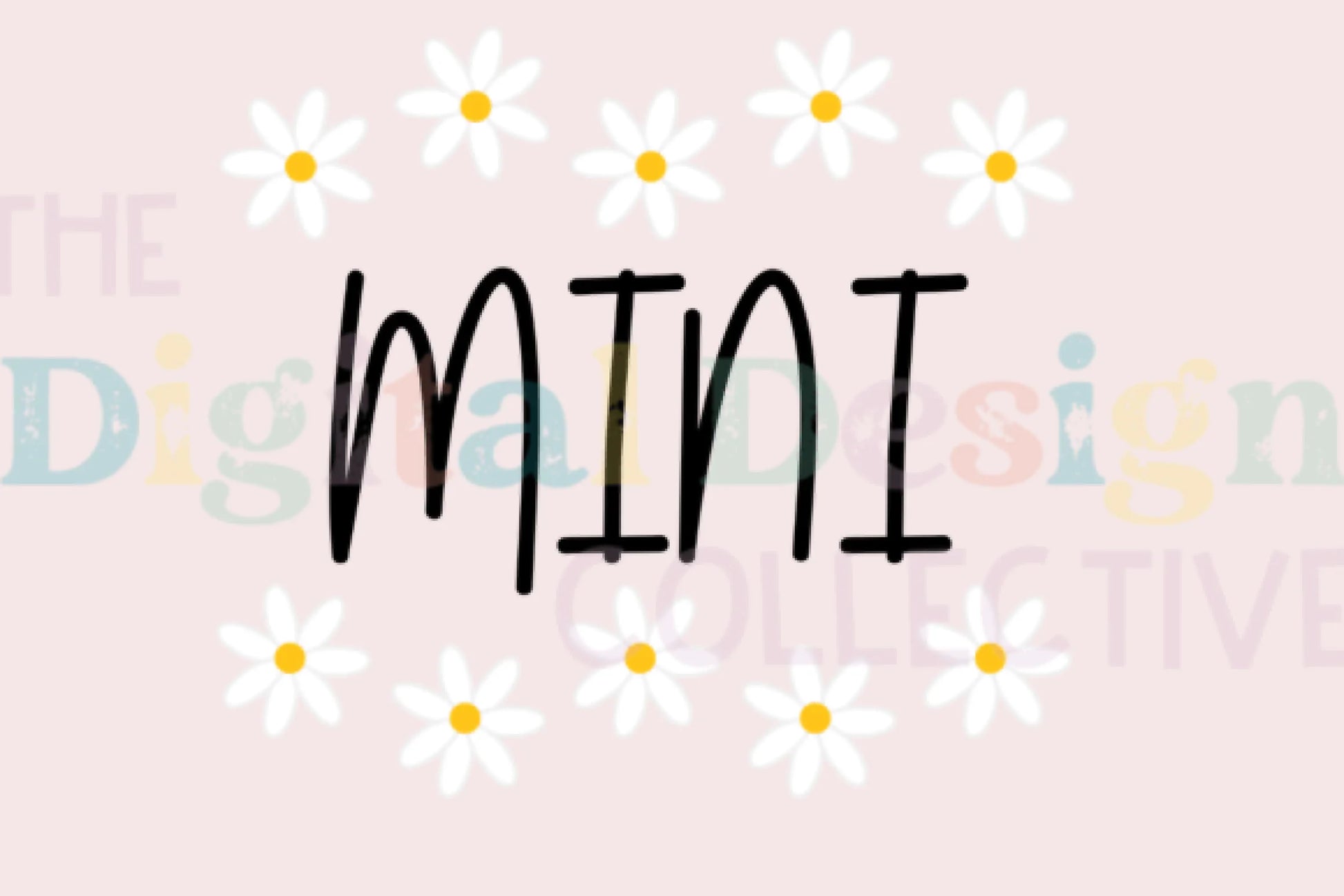 Mini Retro Daisy Flower Mother's Day Clipart Bundle - CraftNest - Digital Crafting and Art