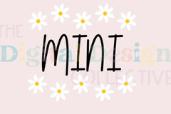 Mini Retro Daisy Flower Mother's Day Clipart Bundle - CraftNest - Digital Crafting and Art
