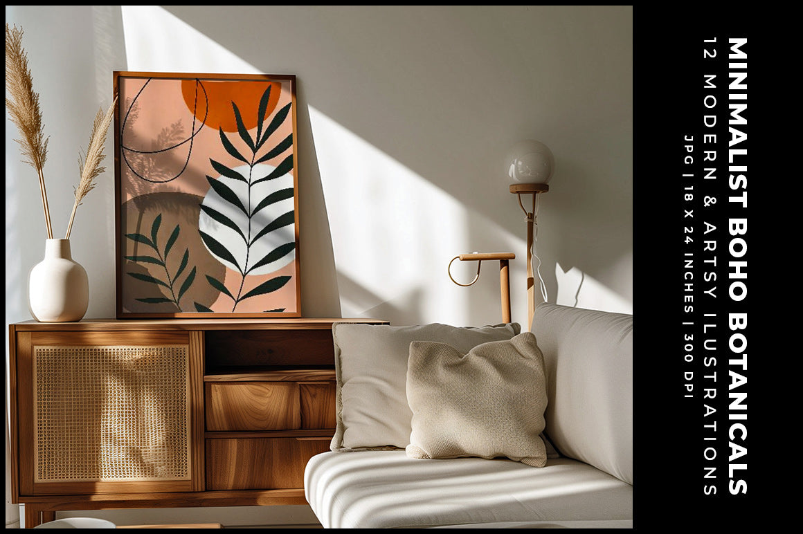 Minimalist Boho Botanicals - Wall Art