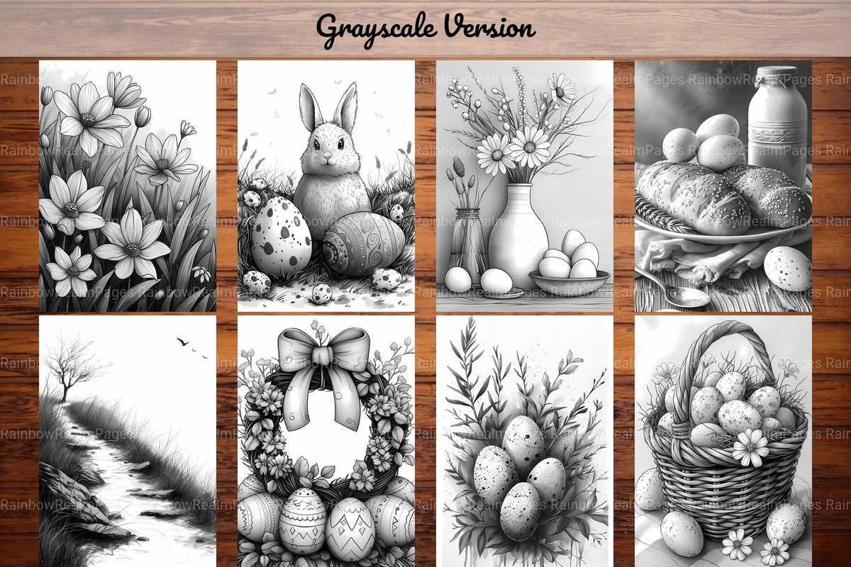 Minimalist Easter Coloring Books - CraftNest