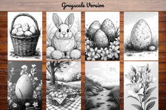 Minimalist Easter Coloring Books - CraftNest