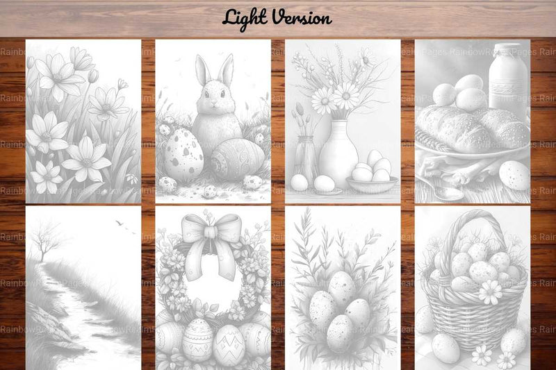 Minimalist Easter Coloring Books - CraftNest