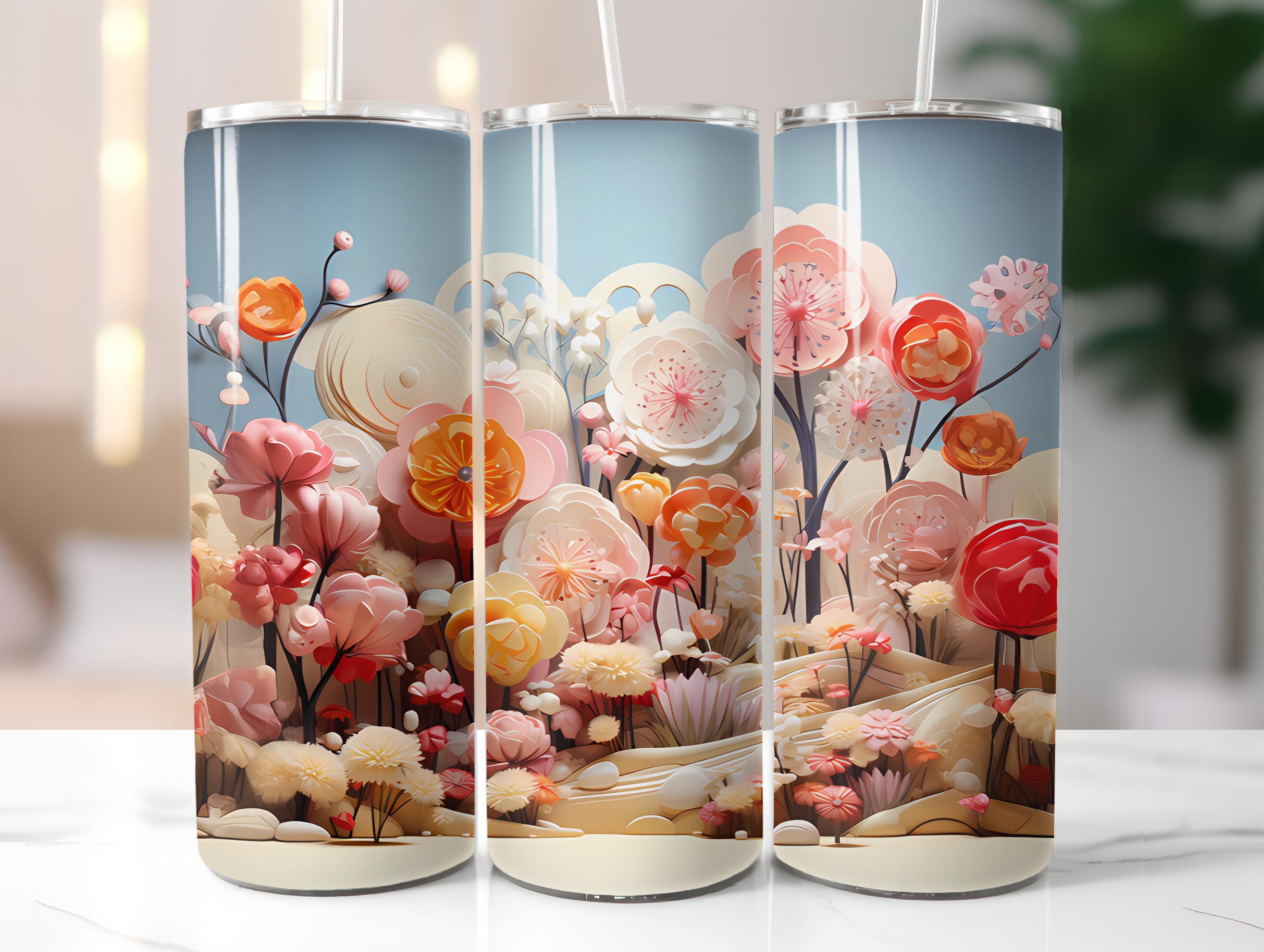 Minimalist Spring 7 Tumbler Wrap - CraftNest