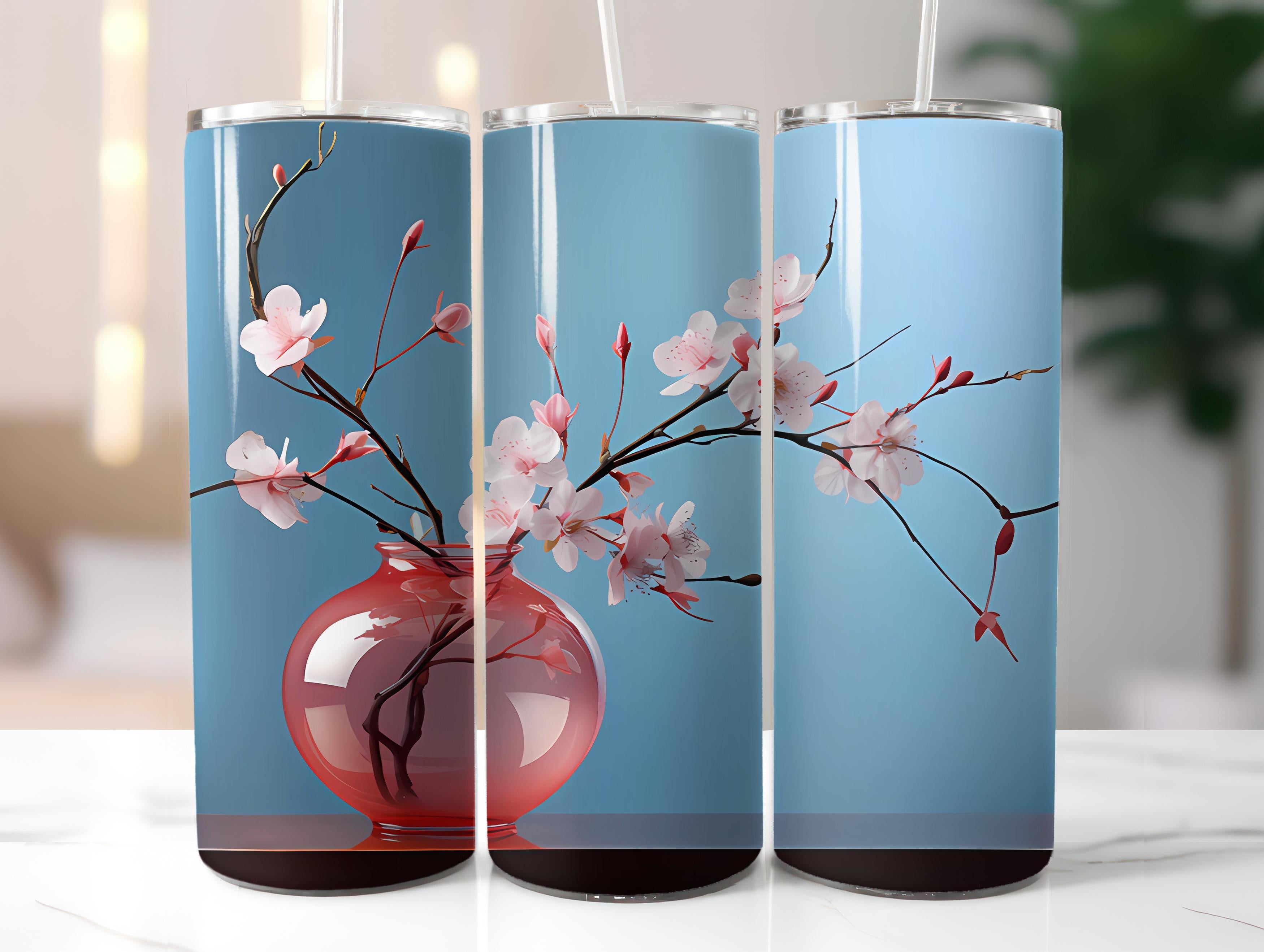 Minimalist Spring 4 Tumbler Wrap - CraftNest