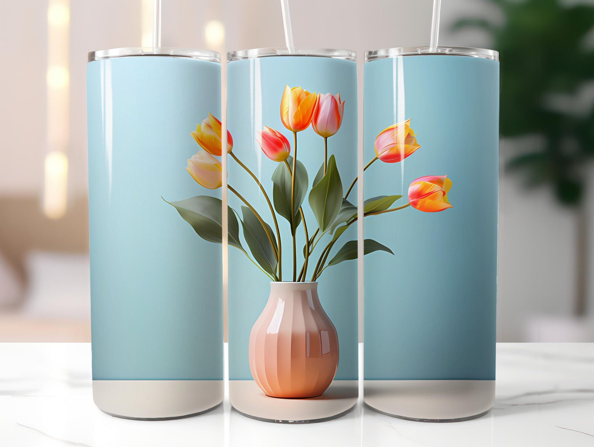 Minimalist Spring 3 Tumbler Wrap - CraftNest