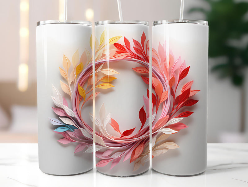 Minimalist Spring 4 Tumbler Wrap - CraftNest