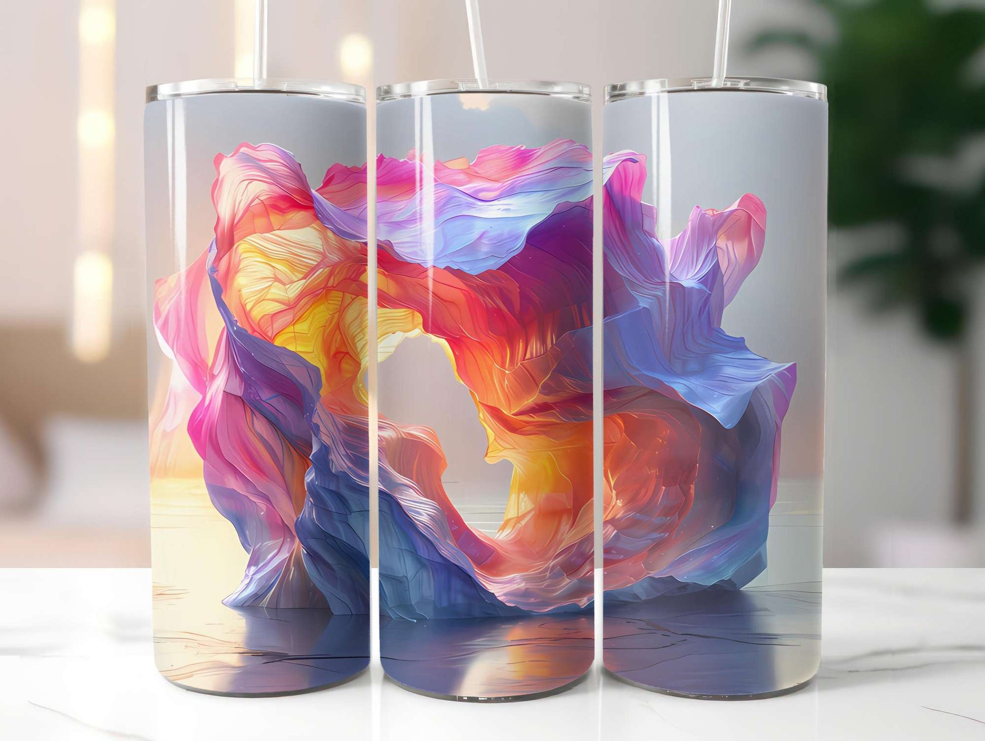 Minimalist Summer 4 Tumbler Wrap - CraftNest - Digital Crafting and Art