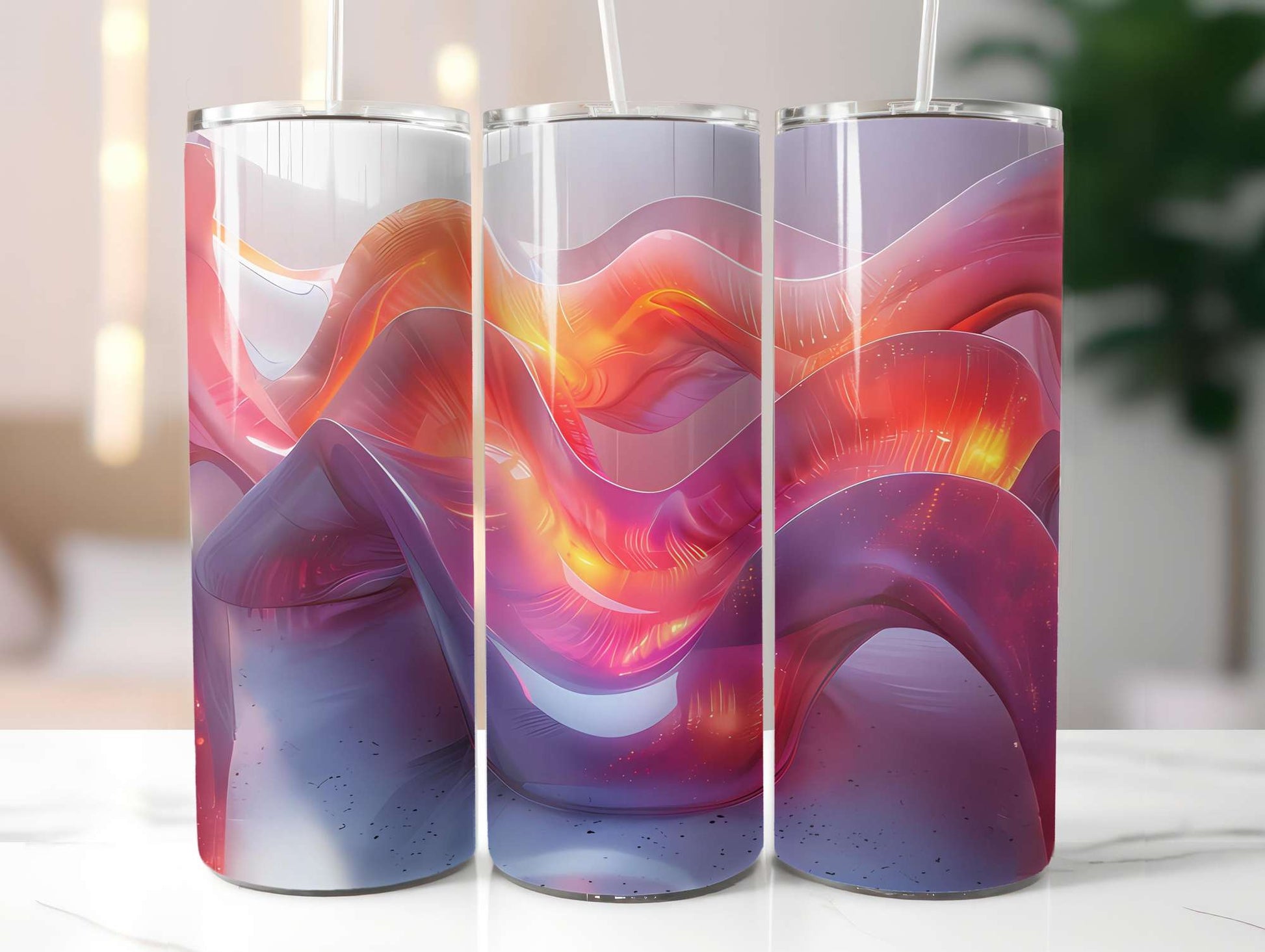 Minimalist Summer 3 Tumbler Wrap - CraftNest - Digital Crafting and Art