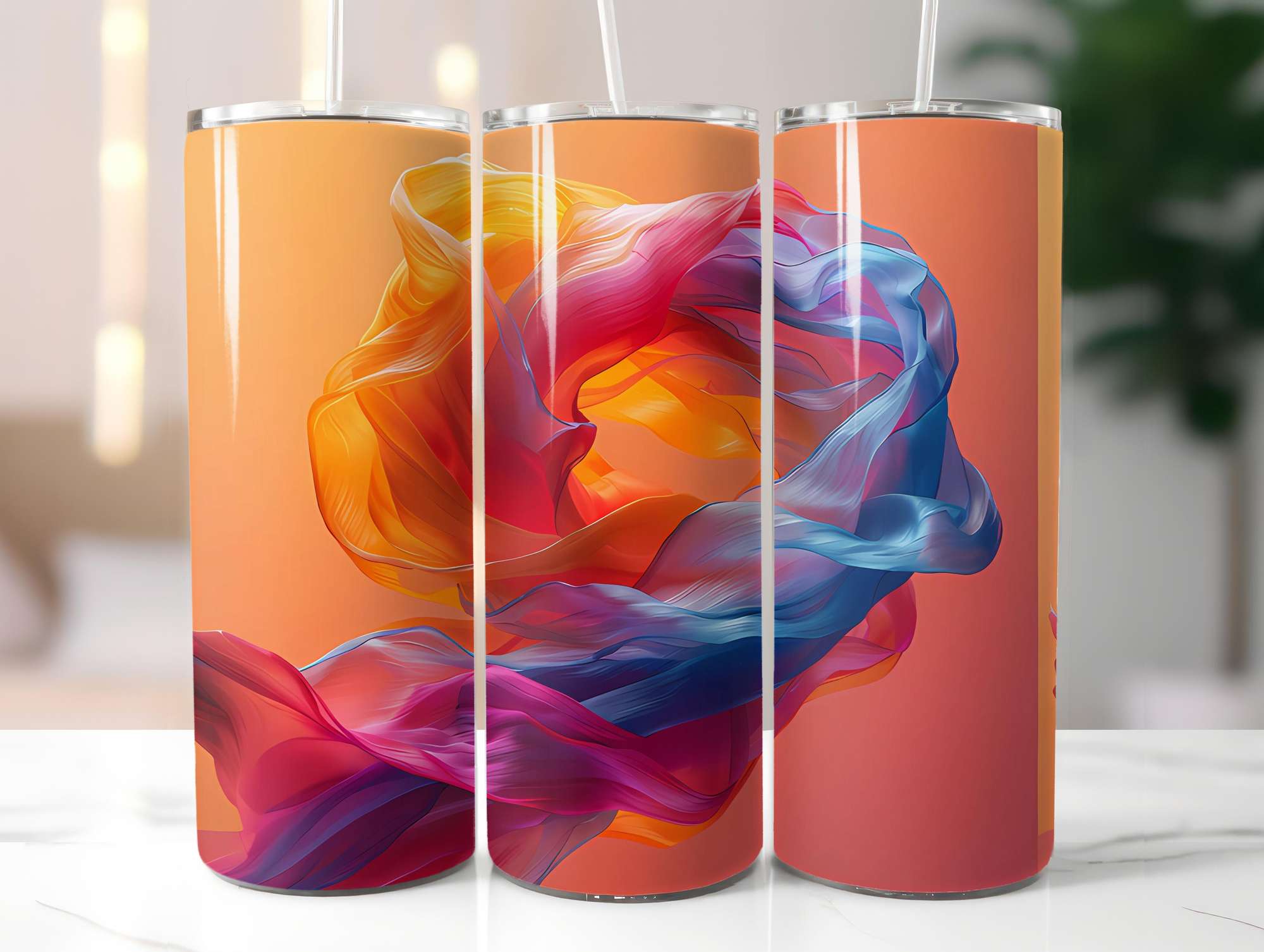 Minimalist Summer 2 Tumbler Wrap - CraftNest - Digital Crafting and Art