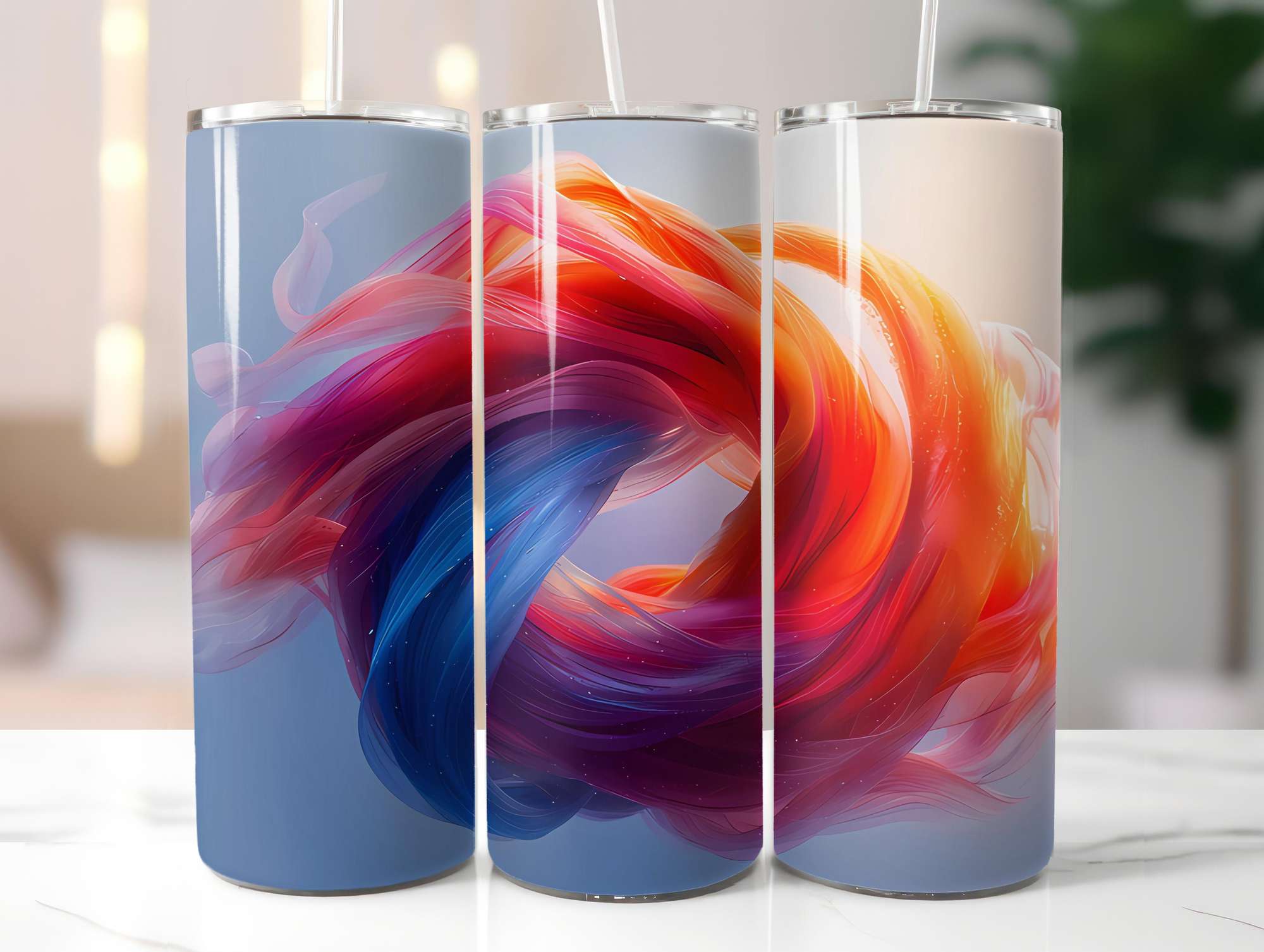 Minimalist Summer 4 Tumbler Wrap - CraftNest - Digital Crafting and Art