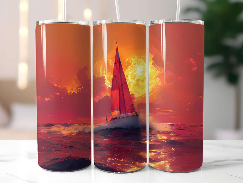 Minimalist Summer 2 Tumbler Wrap - CraftNest - Digital Crafting and Art