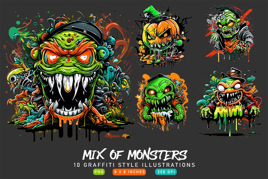 Mix of Monsters - Halloween