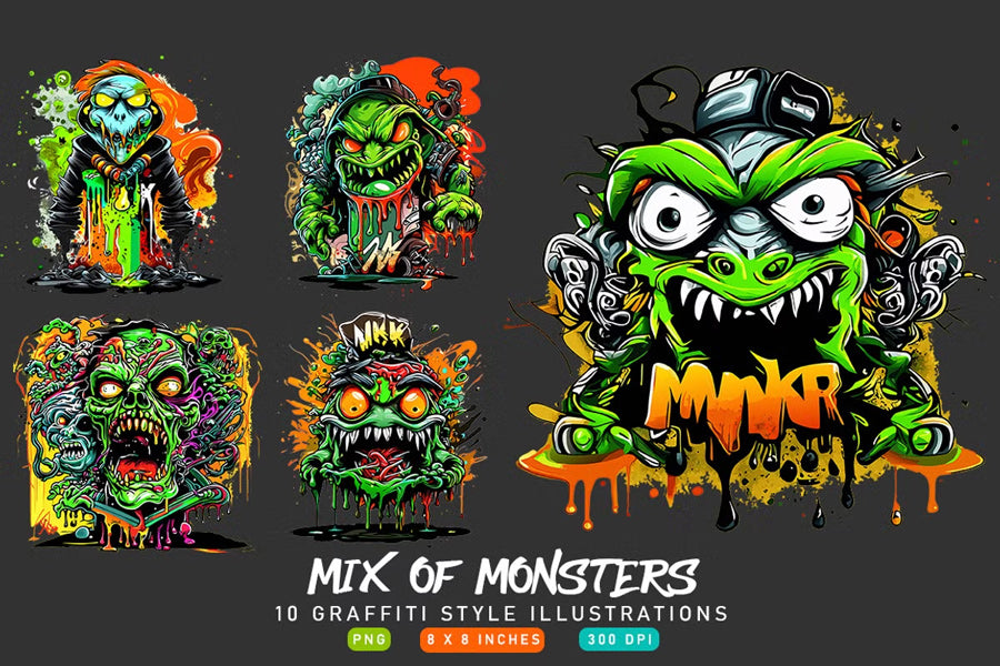 Mix of Monsters - Halloween