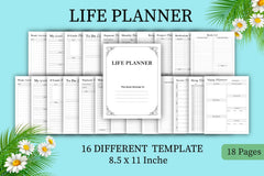 Happy Life Planner - Printable Planner - CraftNest - Digital Crafting and Art
