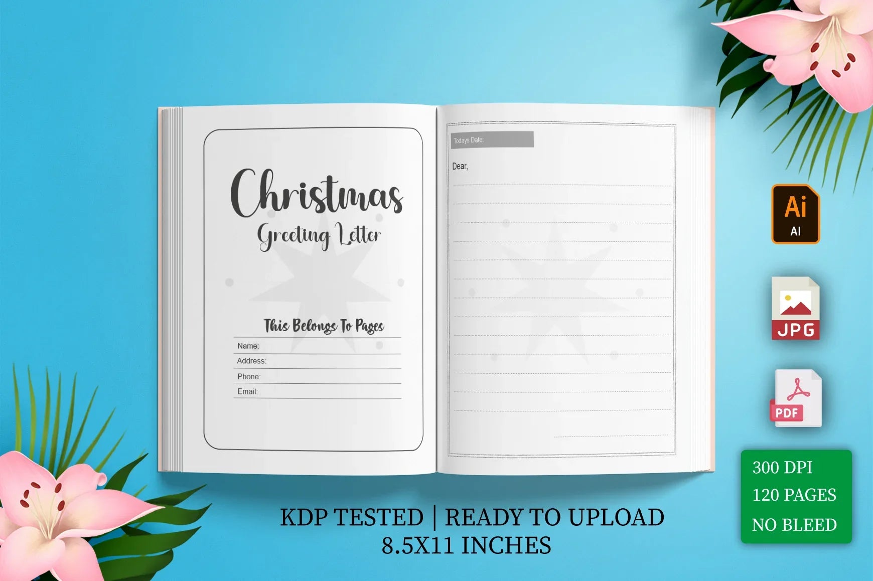 Christmas Greeting Letter Planner - CraftNest - Digital Crafting and Art