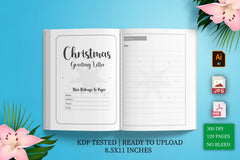 Christmas Greeting Letter Planner - CraftNest - Digital Crafting and Art