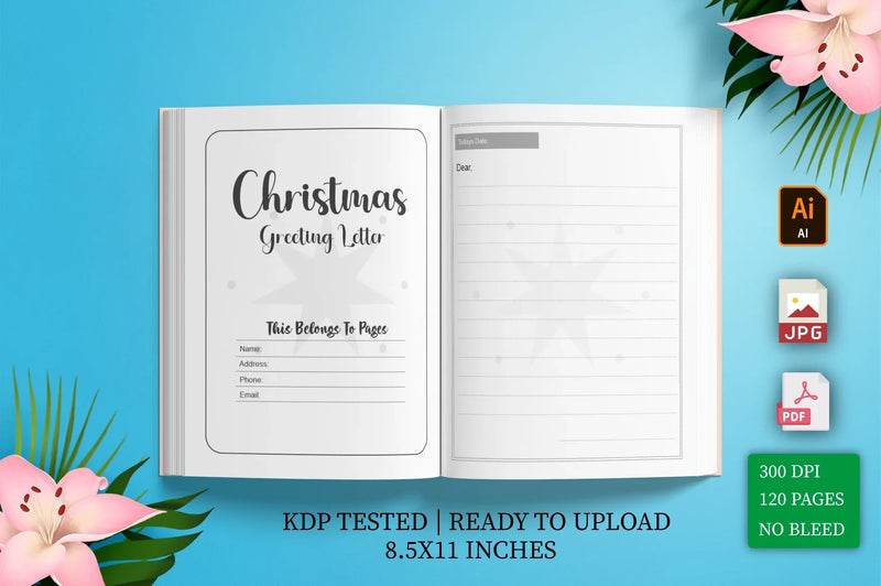 Christmas Greeting Letter Planner - CraftNest - Digital Crafting and Art