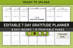 Gratitude Planner Day  Bundle - CraftNest - Digital Crafting and Art