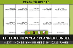 New Year Planner - CraftNest - Digital Crafting and Art